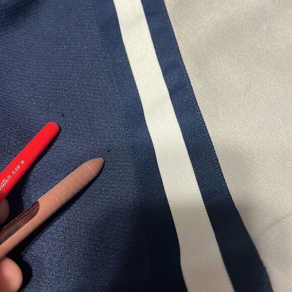 🔥⚾️ Vintage NY YANKEES ADIDAS Embroidered Snap Varsity Polyester Jacket - Sz L - Picture 14 of 16